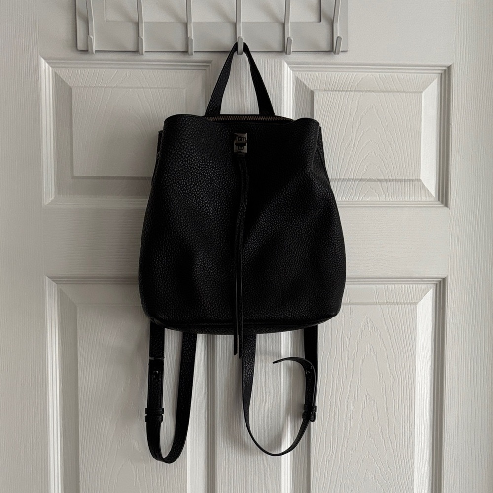 Rebecca Minkoff Black Leather Backpack